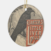Carters Kleine Leber Pillen Ephemera Keramik Ornament (Links)