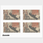 Carters Kleine Leber Pillen Ephemera Rechteckiger Aufkleber (Blatt)