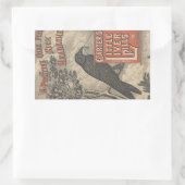 Carters Kleine Leber Pillen Ephemera Rechteckiger Aufkleber (Tasche)