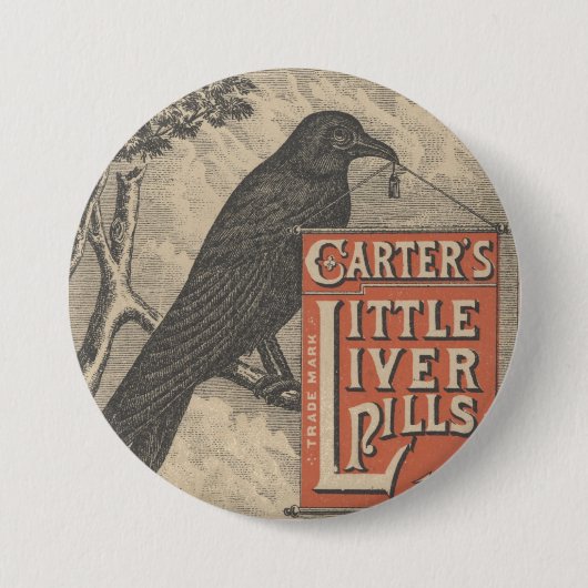 Carters Little Liver Pills Ephemera Button (Vorderseite)