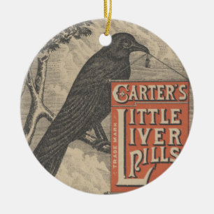 Carters Little Liver Pills Ephemera Keramik Ornament