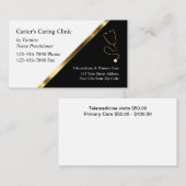 Carters Visitenkarte (Vorne/Hinten)