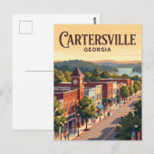 Cartersville, Georgia Postkarte (Vorne/Hinten)