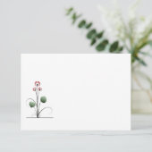 Cartes De Visite ikebana (Stehend Vorderseite)