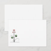 Cartes De Visite ikebana (Vorne/Hinten)