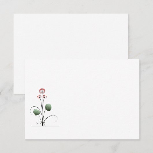 Cartes De Visite ikebana (Vorne/Hinten)