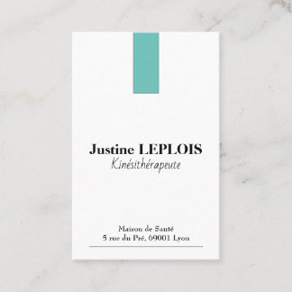 Cartes de visite Standard: 8,5 cm x 5,5 cm Visitenkarte