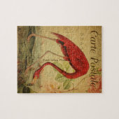 Cartes Postale Flamingo Puzzle (Horizontal)