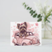 Cartes Postales Dog Yorkshire Postkarte (Stehend Vorderseite)