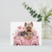 Cartes Postales Dog Yorkshire Postkarte (Stehend Vorderseite)