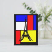 CARTES POSTALES POP ART PARIS DESIGNS LOGOS VISUEL POSTKARTE (Stehend Vorderseite)