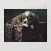 Cartes Postales Puppy Noël Postkarte (Vorderseite)