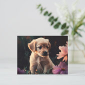 Cartes Postales Puppy Postkarte (Stehend Vorderseite)