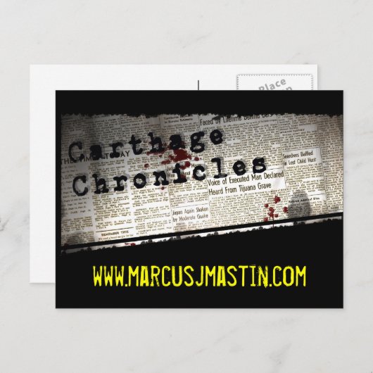 Carthage Chronicles Postcard Postkarte (Vorne/Hinten)