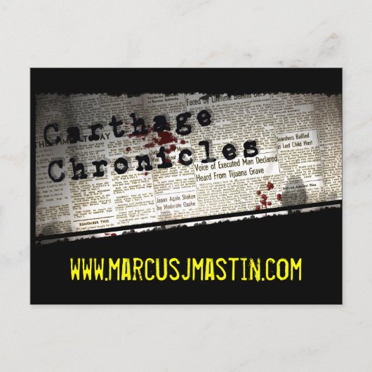 Carthage Chronicles Postcard Postkarte (Vorderseite)