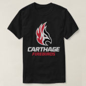 Carthage-Feuervögel Leichtathletikmannschaften T-Shirt (Design vorne)
