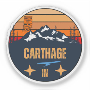 Carthage, Indiana Aufkleber