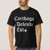 "Carthage Must Fall" - The Zuckerberg Statement T T-Shirt (Vorderseite)