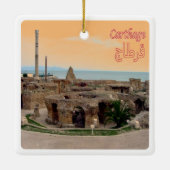 CARTHAGE, Tunesien, Afrika, Keramikornament (Rückseite)