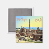 CARTHAGE, Tunesien, Afrika, Kühlschrank Magnet (Vorderseite/Rückseite)