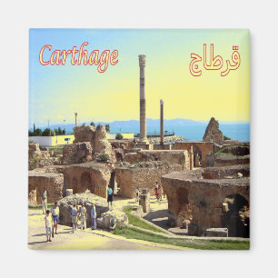 CARTHAGE, Tunesien, Afrika, Kühlschrank Magnet
