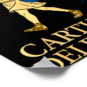 Carthago Delenda Est Funny Roman History Attire (s Poster (Ecke)