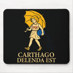 Carthago Delenda Est Lustige römische Geschichte K Mousepad