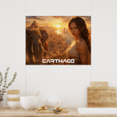 CARTHAGO - TUNIS POSTER (Küche)