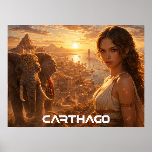 CARTHAGO - TUNIS POSTER (Vorne)