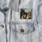Carthusian Mönche in der Meditation Button (Beispiel)