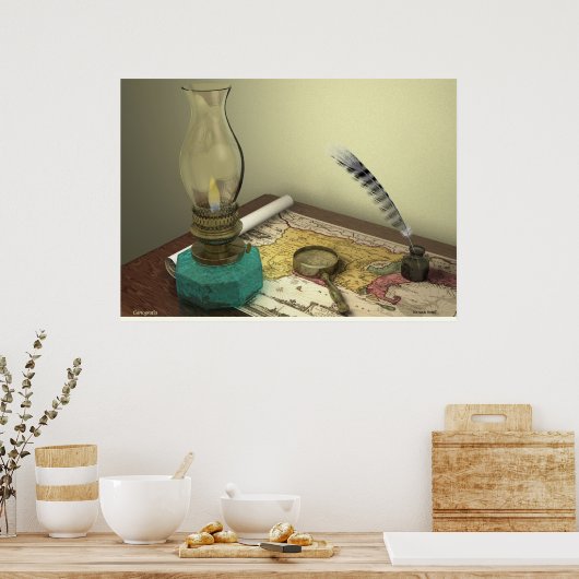 Cartografia Poster (Küche)