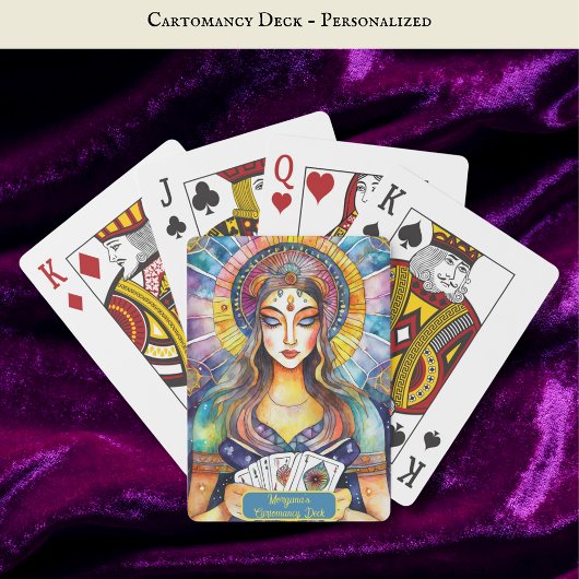 Cartomancy Card Bedeutung des Personalisierten Dec Spielkarten