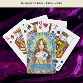 Cartomancy Card Bedeutung des Personalisierten Dec Spielkarten