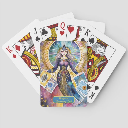 Cartomancy Card Bedeutung des Personalisierten Dec Spielkarten (Rückseite)