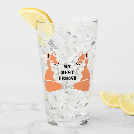 Carton Sheltie Dog Glas (Vorderseite Ice)