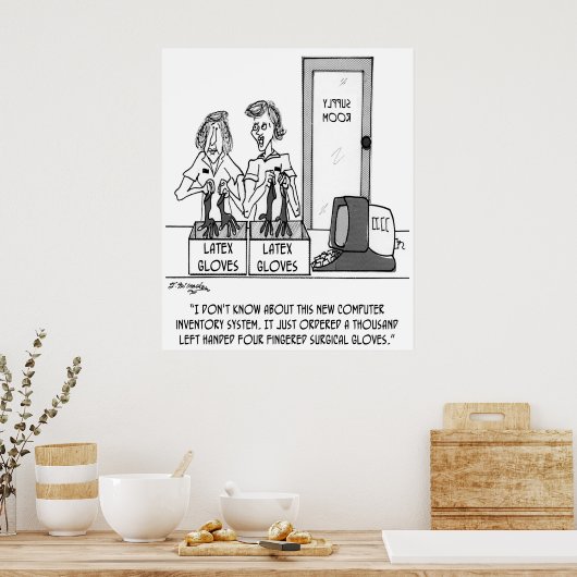 Cartoon 1830 poster (Küche)