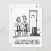 Cartoon 1830 postkarte (Vorne/Hinten)