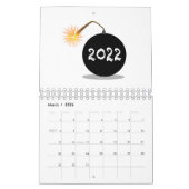 Cartoon 2022 New Years Bomb Kalender (Mär 2026)