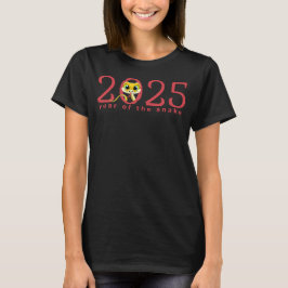 Cartoon 2025 Chinesischer Neujahrsfest der Schlang T-Shirt