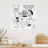 Cartoon 7117 poster (Küche)