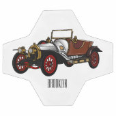 Cartoon-Abbildung 1920 des klassischen Autos Fußball (Flach)