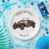 Cartoon-Abbildung 1920 des klassischen Autos Pappteller (Party)