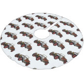 Cartoon-Abbildung 1920 des klassischen Autos Polyester Weihnachtsbaumdecke (Schrägansicht)