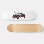 Cartoon-Abbildung 1920 des klassischen Autos Skateboard (Horizontal)