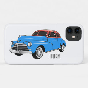 Cartoon-Abbildung 1948 des klassischen Autos Case-Mate iPhone Hülle