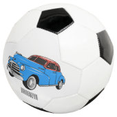 Cartoon-Abbildung 1948 des klassischen Autos Fußball (Dreiviertel)