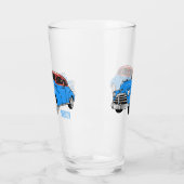 Cartoon-Abbildung 1948 des klassischen Autos Glas (Links)