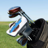 Cartoon-Abbildung 1948 des klassischen Autos Golf Headcover (In Situ)