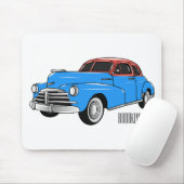 Cartoon-Abbildung 1948 des klassischen Autos Mousepad (Mit Mouse)
