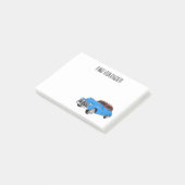 Cartoon-Abbildung 1948 des klassischen Autos Post-it Klebezettel (angewinkelt)